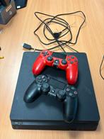 Playstation 4 SLIM + 2 controllers, Spelcomputers en Games, Spelcomputers | Sony PlayStation 4, Ophalen of Verzenden, Gebruikt