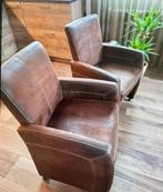 Eetkamerstoelen, Huis en Inrichting, Stoelen, Ophalen, Gebruikt, Leer
