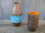BITOSSI ORANGE EN RIMINI BLUE VAZEN, Antiek en Kunst, Ophalen of Verzenden