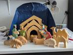 Houten Kerststal van OstHeimer figuren, Diversen, Kerst, Ophalen, Zo goed als nieuw