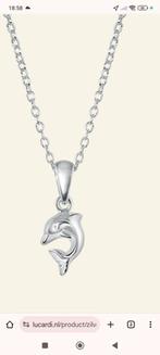Zilveren bedel dolfijn voor ketting, Ophalen of Verzenden, Nieuw, Zilver, Zilver