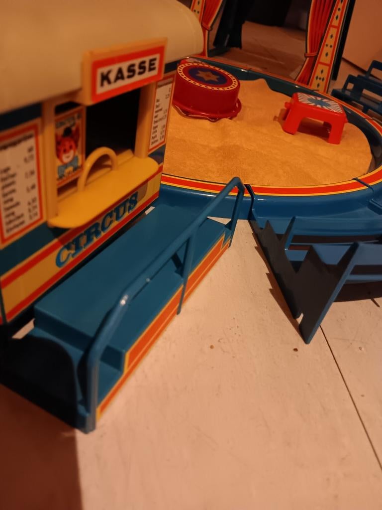 playmobil escaleras azules circo 1ª época 3510 - Compra venta en
