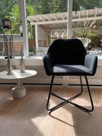 Zwarte eetkamerstoelen, Ophalen, Gebruikt, Zwart, Stof