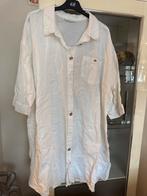 Witte linnen blouse XL Zhenzi maat 54/56, Kleding | Dames, Grote Maten, Zhenzi, Ophalen of Verzenden, Zo goed als nieuw, Blouse of Tuniek