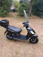 Piaggio fly snor scooter blauw kenteken, Fietsen en Brommers, Snorfietsen en Snorscooters, Ophalen, Gebruikt, Benzine