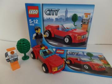 Lego City 8402 Sportwagen auto beschikbaar voor biedingen