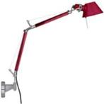 tolemeo lamp rood, Huis en Inrichting, Lampen | Wandlampen, Ophalen, Zo goed als nieuw, Metaal, Hedendaags design