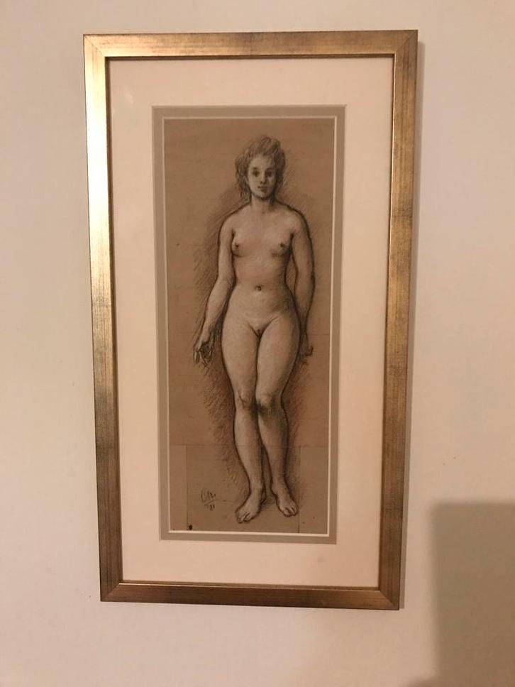 Cornelis le mair, Antiek en Kunst, Kunst | Tekeningen en Foto's, Ophalen of Verzenden