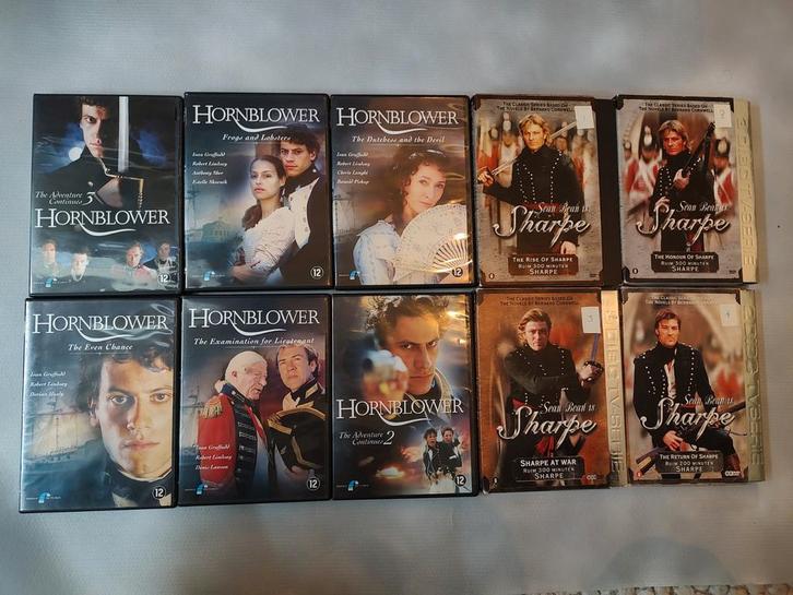 Hornblower & Sharpe DVD Boxset, Cd's en Dvd's, Dvd's | Tv en Series, Zo goed als nieuw, Actie en Avontuur, Boxset, Vanaf 12 jaar