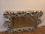 Barok spiegel met zilver/goud lijst, Huis en Inrichting, Woonaccessoires | Spiegels, Ophalen, Minder dan 50 cm, Gebruikt, Minder dan 100 cm