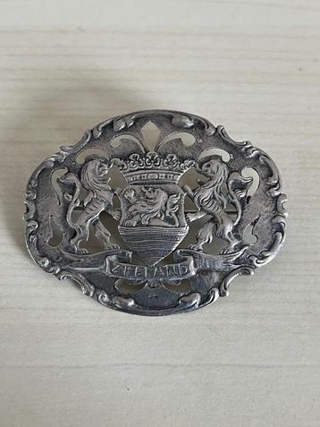 Zilveren broche Zeeland  beschikbaar voor biedingen