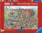 Ravensburger puzzel Fleroux Amsterdam - Legpuzzel - 10, Ophalen of Verzenden, 500 t/m 1500 stukjes, Zo goed als nieuw, Legpuzzel