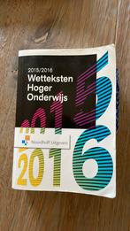Wetteksten hoger onderwijs, Ophalen of Verzenden, Zo goed als nieuw
