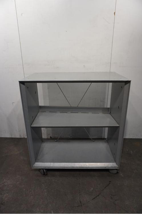 Metalen kast, open kast, stellingkast boekenkast archiefkast, Huis en Inrichting, Kasten | Roldeurkasten en Archiefkasten, Gebruikt
