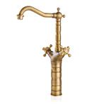 Keukenkraan Waskomkraan Klassiek Retro Brons Koper Landelijk, Overige kleuren, Nieuw, Minder dan 100 cm, 25 tot 50 cm