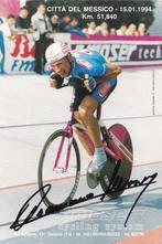 Wielrennen FRANCESCO MOSER Kaart met ECHTE handtekening, Verzamelen, Ophalen of Verzenden, Gebruikt, Overige sporten, Spelerskaart