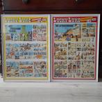 2 Lucky Luke posters ingelijst Nibb-it 1985, Verzamelen, Gebruikt, Ophalen of Verzenden, Plaatje, Poster of Sticker, Overige figuren