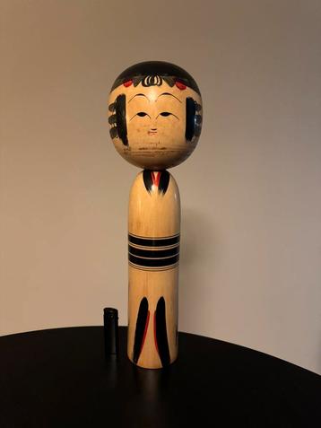 Grote vintage Japanse Kokeshi pop – 46 cm – Hirano Tarō beschikbaar voor biedingen