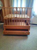 Houten  Kibofa Box met Lade en Wieltjes, Ophalen, Gebruikt, Vierkant, In hoogte verstelbaar