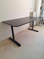 BEKANT IKEA Bureau, 160x80, zwart, Ophalen, Zwart, Hout, Secretaire