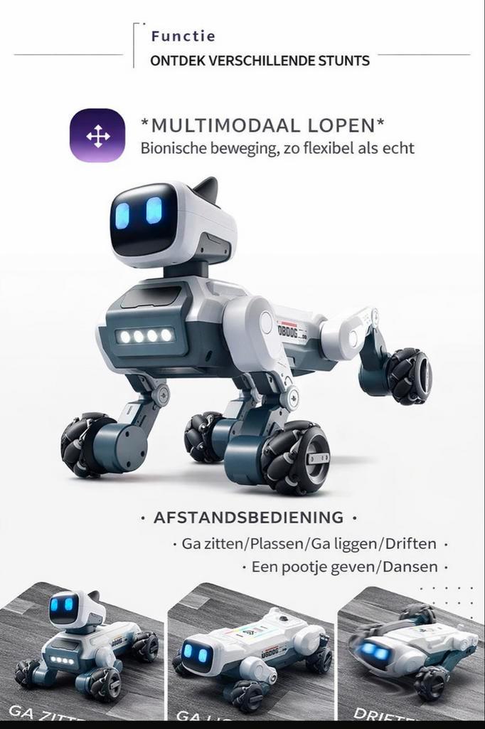 Robodog Speelgoed Robot Hond, Kinderen en Baby's, Overige Kinderen en Baby's, Nieuw, Ophalen