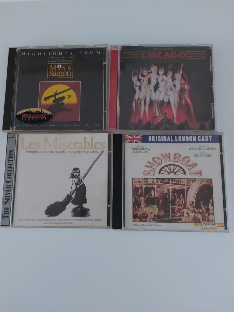4 musicals cd's, Ophalen of Verzenden