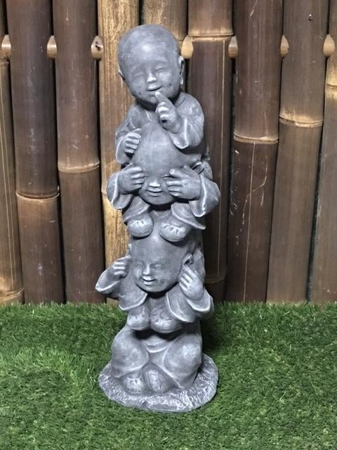 Horen zien en zwijgen nr.265, Tuin en Terras, Tuinbeelden, Ophalen, Nieuw, Beton, Boeddhabeeld