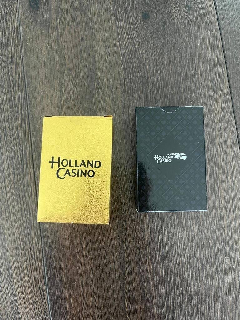 Holland Casino speelkaarten in goud en zwart, Ophalen of Verzenden, Nieuw, Speelkaart(en)