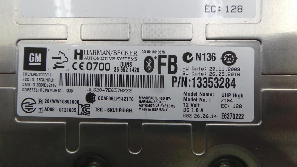 OPEL ASTRA COMPUTER ECU 2014, Auto-onderdelen, Elektronica en Kabels, Ophalen of Verzenden, Gebruikt, Stiba lid