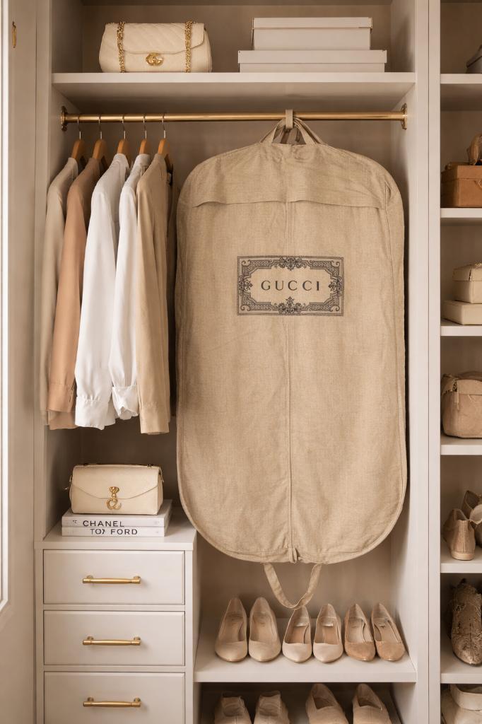 Authentic Gucci jacket cover big size, Kleding | Dames, Kledinghangers, Nieuw, Hout, Ophalen of Verzenden