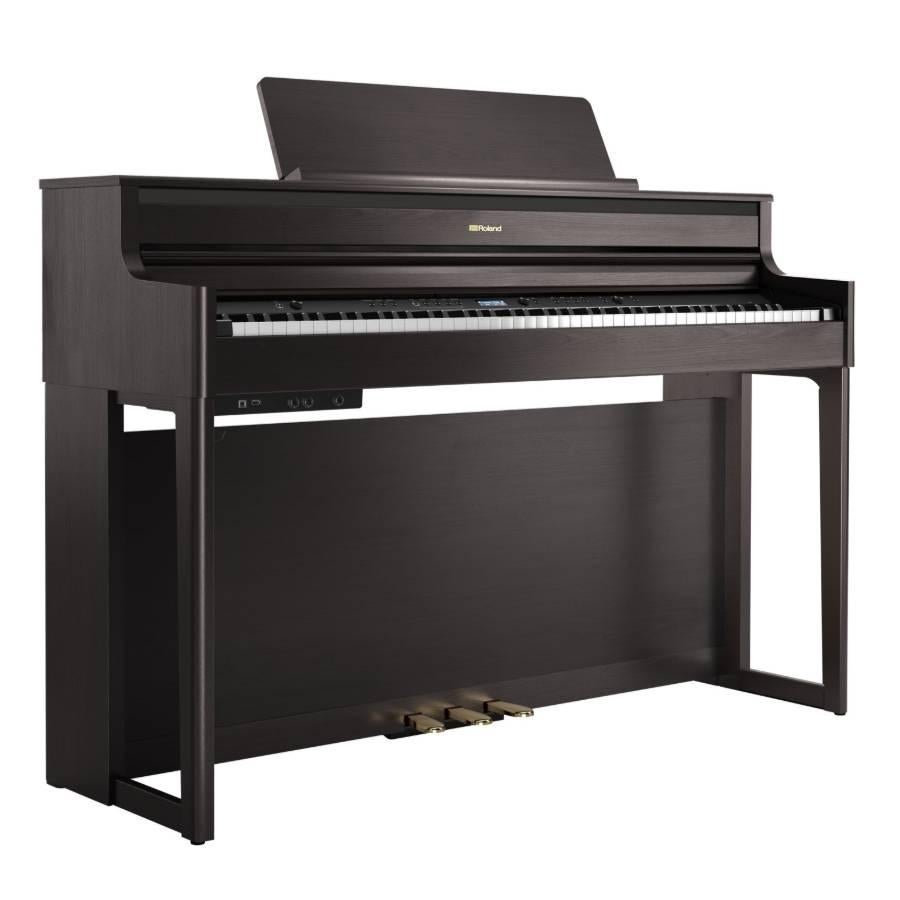 Roland HP-704DR Digitale Piano Rosewood, Muziek en Instrumenten, Piano's, https://www.roland.com/nl/support/, Zwart, Ophalen of Verzenden