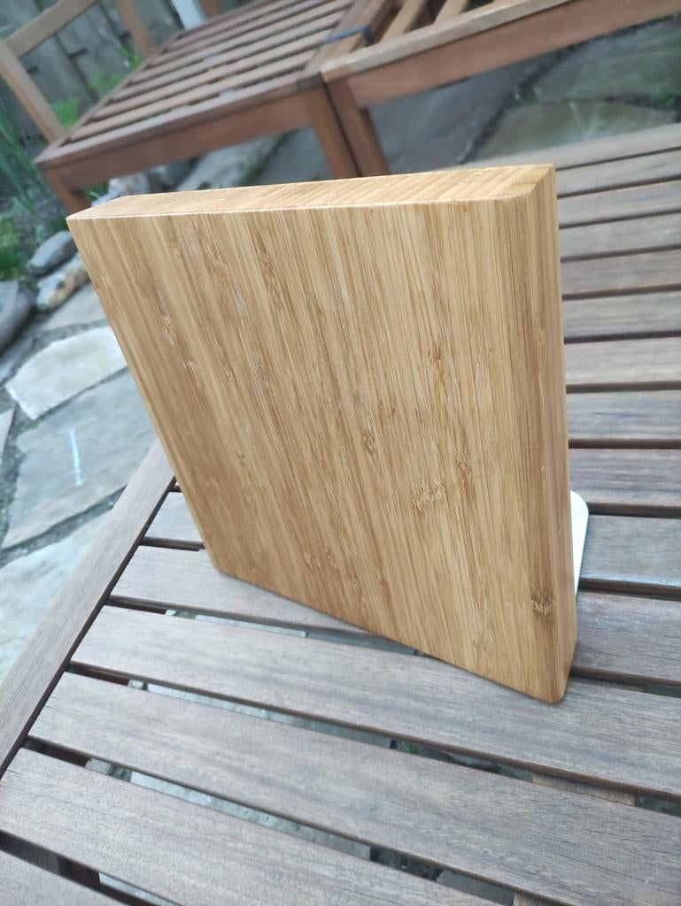 Coninx Bamboe magnetisch messenblok, Huis en Inrichting, Ophalen of Verzenden, Zo goed als nieuw, Hout