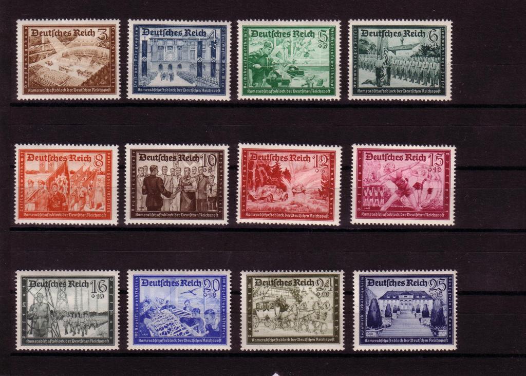 Duitse Rijk 702-713 Postfris, Verzenden, Duitse Keizerrijk, Postfris