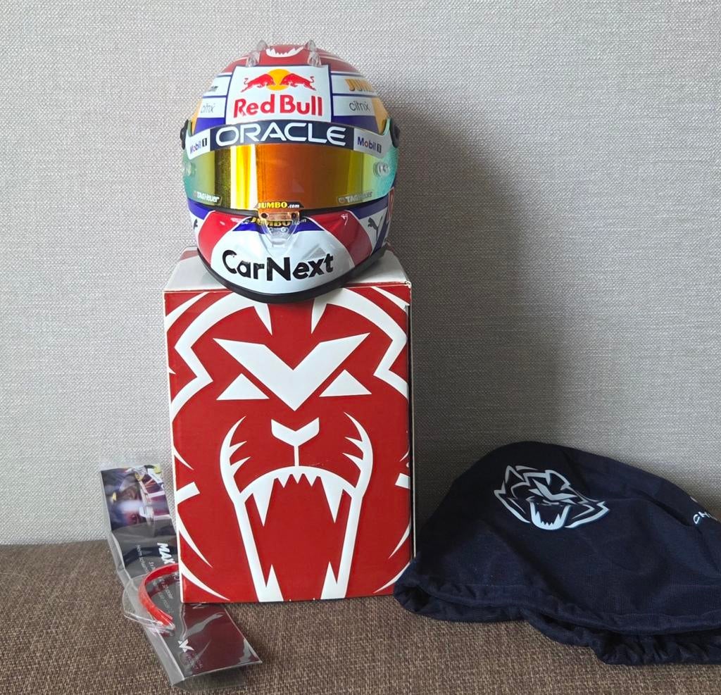 Max Verstappen Helm 1.2 Dutch GP  2022 limited edition, Ophalen of Verzenden, Zo goed als nieuw, Formule 1