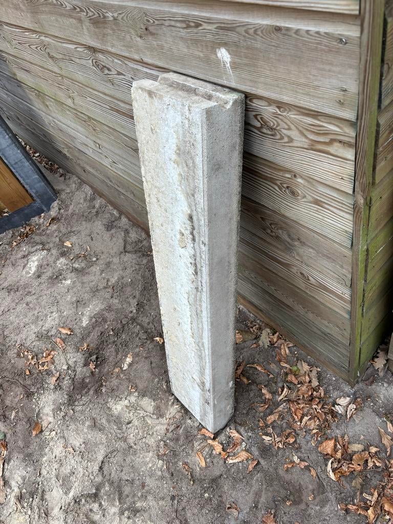 Betonnen opsluitbanden 10x20x100, Tuin en Terras, Ophalen, Gebruikt