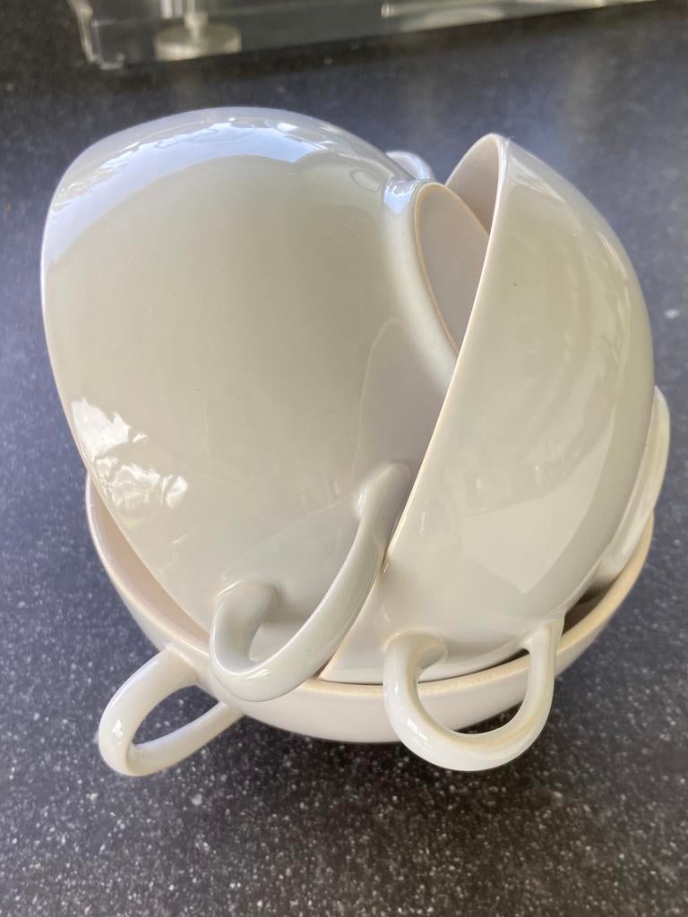 3 soepkommen Fris Edam heel licht blauw servies Symfonie, Ophalen of Verzenden