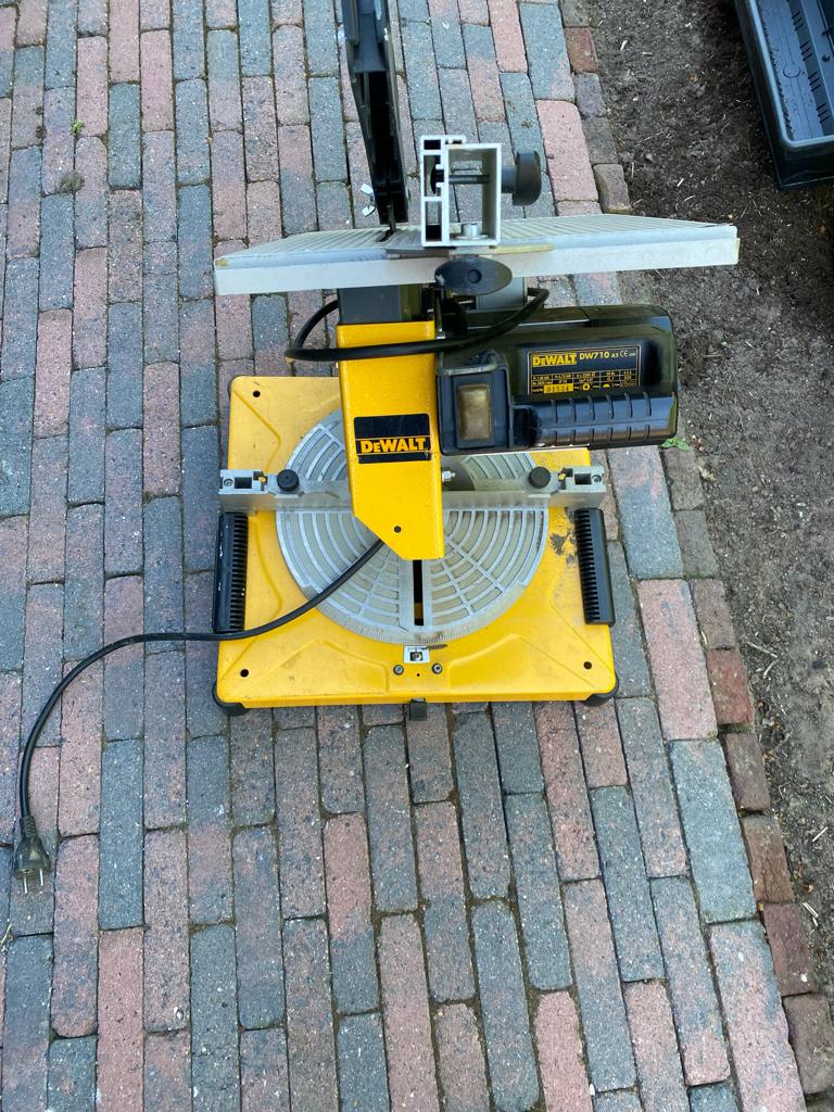 DeWALT combinatiezaag, Doe-het-zelf en Verbouw, Gereedschap | Zaagmachines, Gebruikt, DeWalt, 70 mm of meer, Overige typen