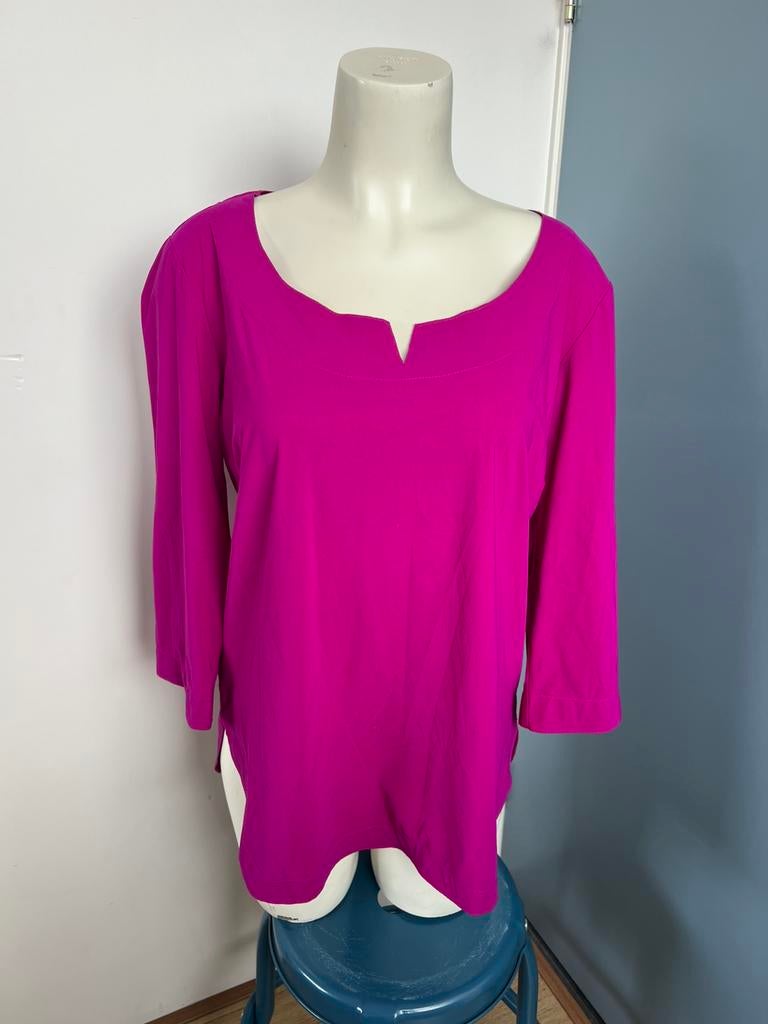 D’etoiles casiope magenta travelstof paars top xl, Paars, Maat 46/48 (XL) of groter, Ophalen of Verzenden, Zo goed als nieuw