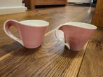 2 Villeroy & Boch New Wave mokken, Huis en Inrichting, Keuken | Servies, Ophalen of Verzenden, Zo goed als nieuw, Porselein, Kop(pen) en/of Schotel(s)