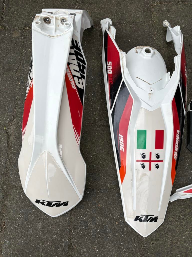 Kappenset KTM EXC 500 2012, Ophalen, Gebruikt