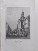 Rotterdam het stadhuis, Antiek en Kunst, Kunst | Etsen en Gravures, Ophalen of Verzenden