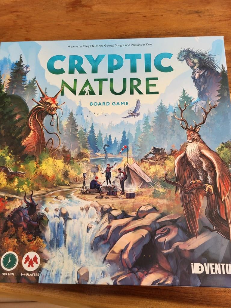 Cryptic Nature kickstarter editie gesleeved + uitbreidingen, Een of twee spelers, Ophalen of Verzenden, Zo goed als nieuw, IDVENTURE