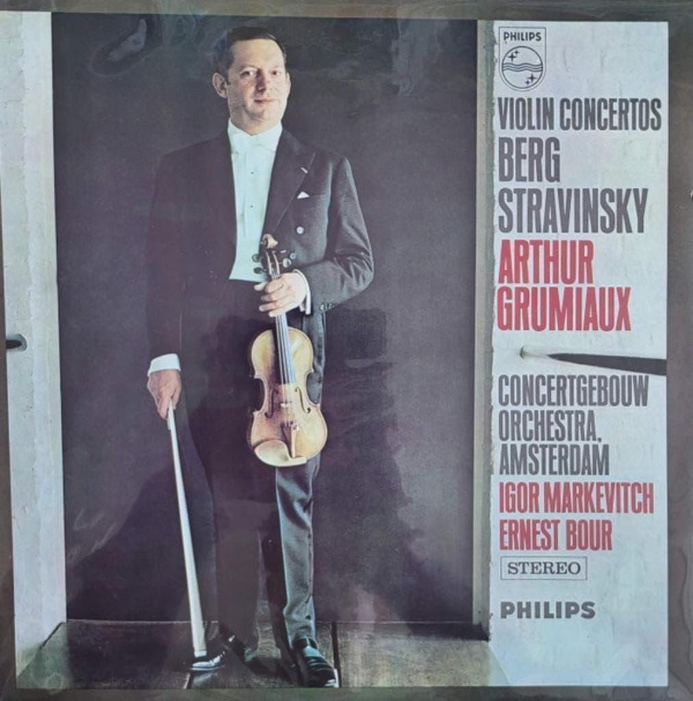 Violin Concertos Arthur Grumiaux Berg-Stravinsky South Korea, Kamermuziek, Ophalen of Verzenden, Zo goed als nieuw, 12 inch