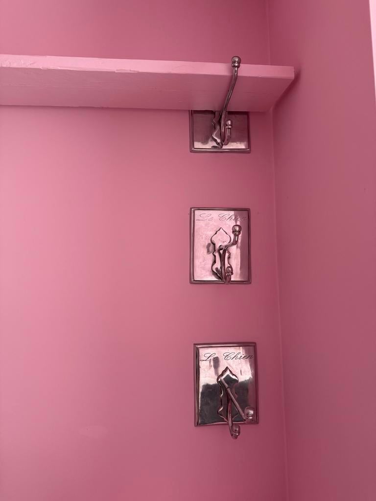 6 Riviera Maison haken / plankdragers, groot, zilverkleurig, Huis en Inrichting, Woonaccessoires | Kapstokken, Ophalen, Gebruikt