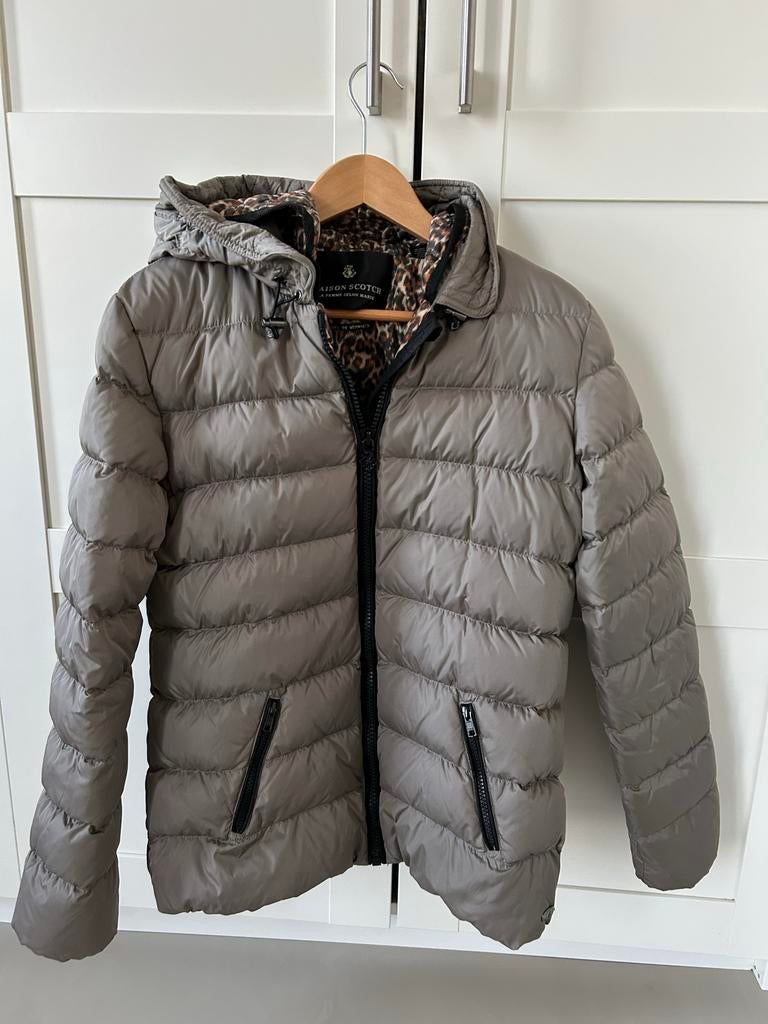 Scotch & Soda Jack -met luipaardprint voering, Ophalen of Verzenden, Nieuw, Maat 38/40 (M), Beige