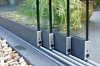 Glazen schuifwand VISTA | 10mm Glas | Complete Set, Tuin en Terras, Overkappingen, Ophalen, Nieuw, Overige typen