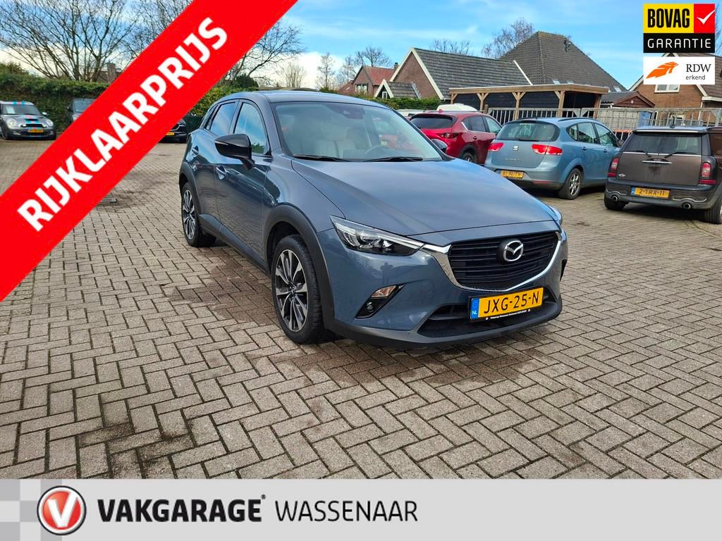 Mazda CX-3 2.0 SkyActiv-G 121 Luxury automaat carplay leer, Gebruikt, Euro 6, 4 cilinders, Lichtsensor