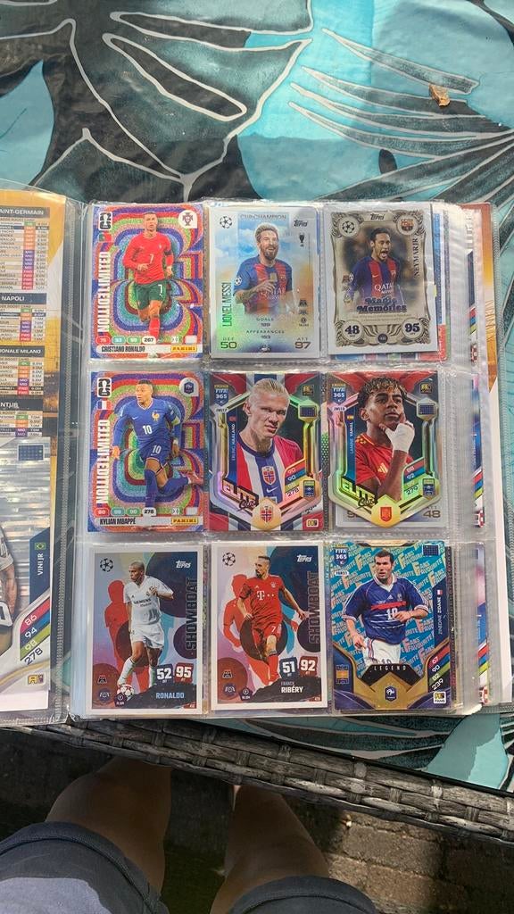 Voetbal kaartjes, Ophalen, Nieuw, Meerdere kaarten, Foil