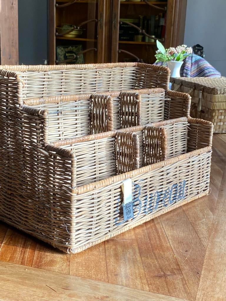 Bureau sorteerbak van riet Riviera Maison, Ophalen of Verzenden, Zo goed als nieuw