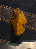 Fontmaure Geel jasper vuistbijl, Ophalen of Verzenden